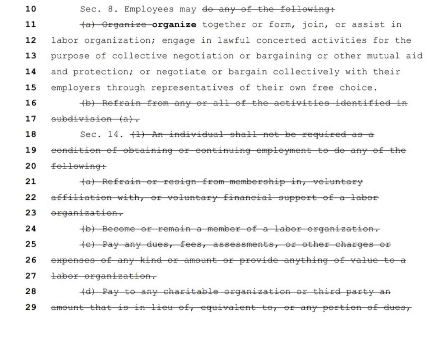 Michigan Democrats submit righttowork repeal bill Michigan Capitol